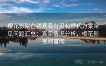 樱花影院在线观看有没有替代方案常见问题汇总：真实情况分析，樱花影视网官网