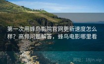 第一次用蜂鸟影院官网更新速度怎么样？高频问题解答，蜂鸟电影哪里看