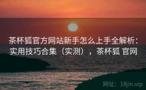 茶杯狐官方网站新手怎么上手全解析：实用技巧合集（实测），茶杯狐 官网