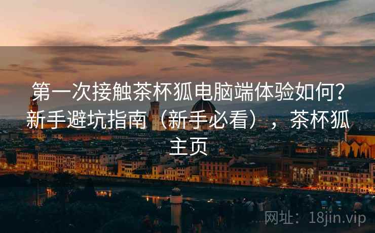 第一次接触茶杯狐电脑端体验如何？新手避坑指南（新手必看），茶杯狐主页  第2张