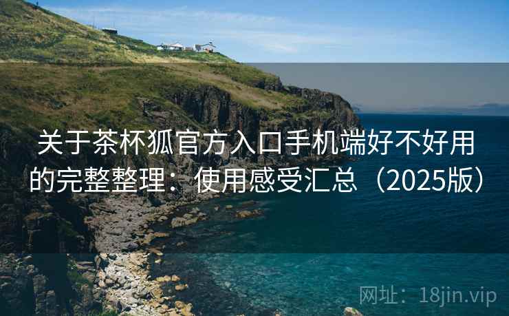 关于茶杯狐官方入口手机端好不好用的完整整理：使用感受汇总（2025版）  第1张