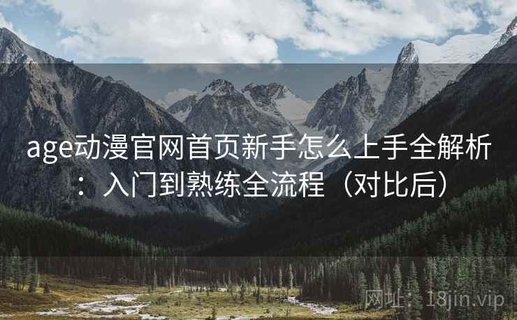 age动漫官网首页新手怎么上手全解析：入门到熟练全流程（对比后）  第2张