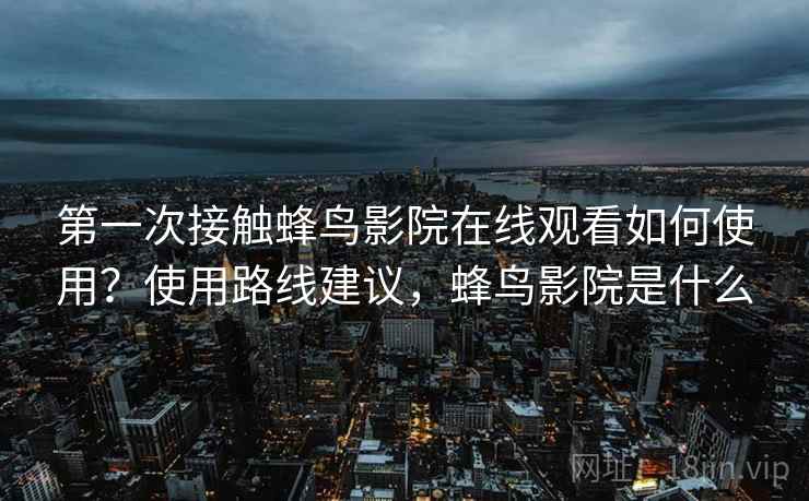 第一次接触蜂鸟影院在线观看如何使用？使用路线建议，蜂鸟影院是什么  第2张