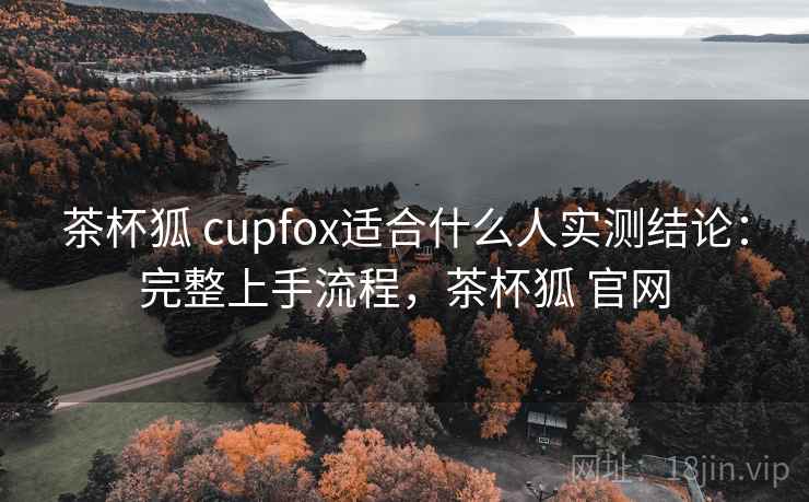 茶杯狐 cupfox适合什么人实测结论：完整上手流程，茶杯狐 官网  第2张